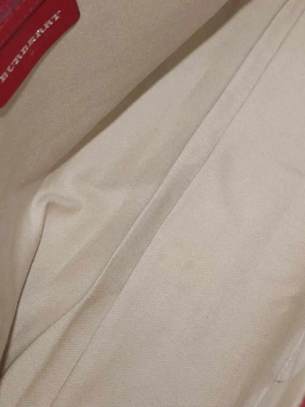 BURBERRY Nova Check Hand Bag Canvas Beige Auth - Picture 15 of 16